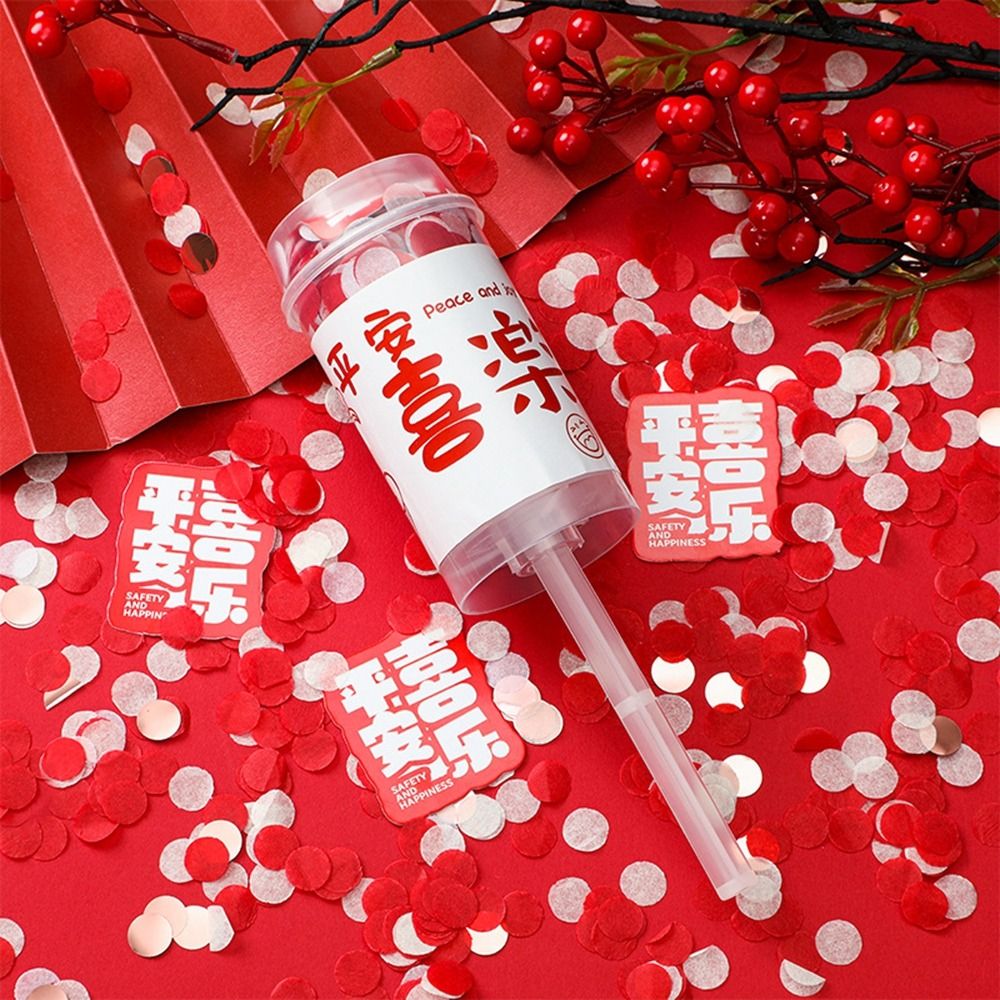 1Pcs Bridal Shower Colorful Bi - Confetti Cannon Tube 评论和价格