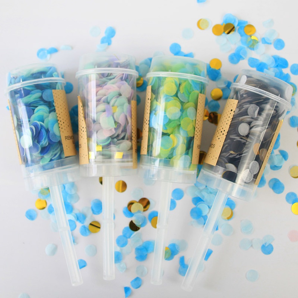 1Pcs Pastel Birthday Exploding - Confetti Cannon Tube 评论和价格