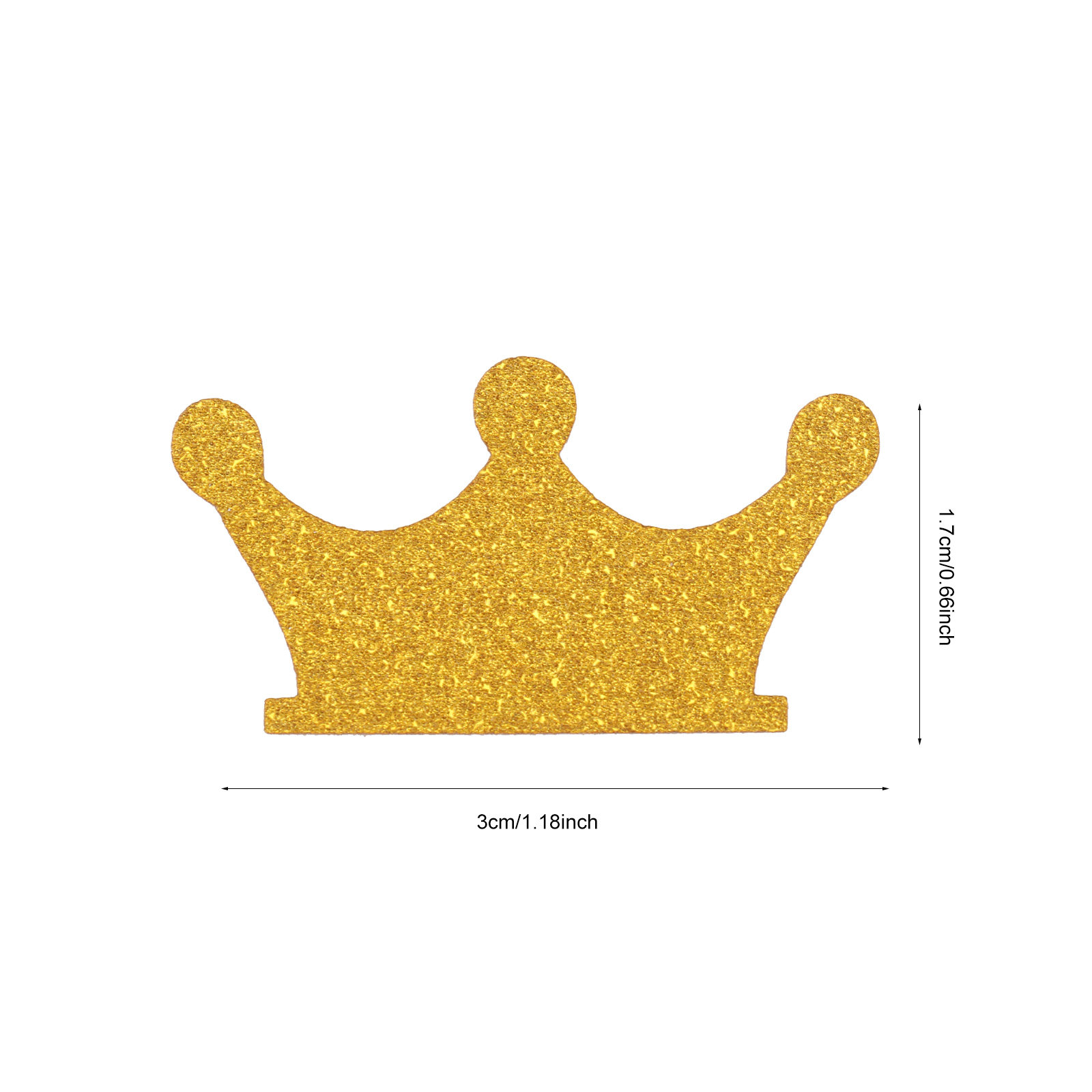 200Pcs Double Sided Crown Conf - Papercraft Supply Confetti 评论和价格