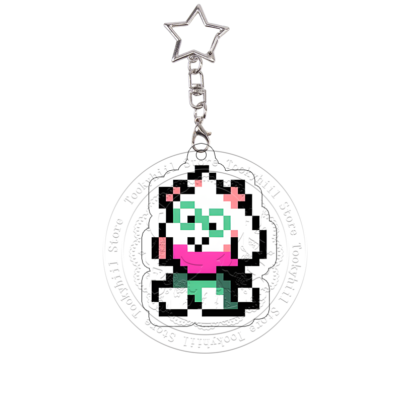 Pixel Deltarune Acrylic Keycha - Supply Event 评论和价格