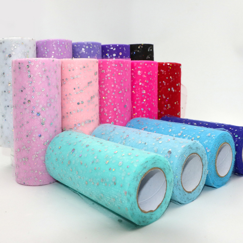 Glitter Sequin Tulle Roll 10 Y - Glitter Tablecloth 评论和价格